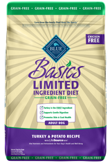 Blue Buffalo Basics Grain Free Adult Turkey and Potato Dry Dog Food