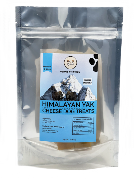 Big Dog Pet Supply Himalayan Yak Cheese Dog Treats-Medium by Pieces