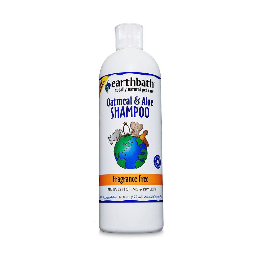 Earthbath® Fragrance Free Oatmeal & Aloe Shampoo for Cat & Dog 16 Oz