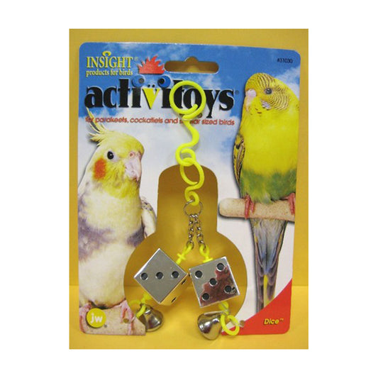 JW® ActiviToys® Dice Bird Toys Multicolor Small/Medium