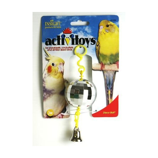 JW® ActiviToys® Disco Ball Bird Toys Multicolor Small/Medium