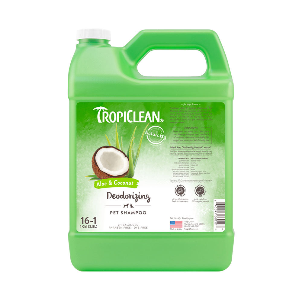 Tropiclean® Aloe & Coconut Pet Shampoo 1 Gal