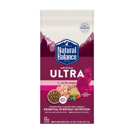 Natural Balance® Original Ultra® Whole Body Health® Chicken Meal & Salmon Meal Dry Cat Formula 6 Lbs