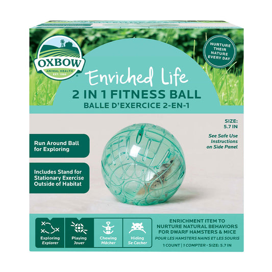 Oxbow Animal Health™ Enriched Life 2 in 1 Fitness Ball
