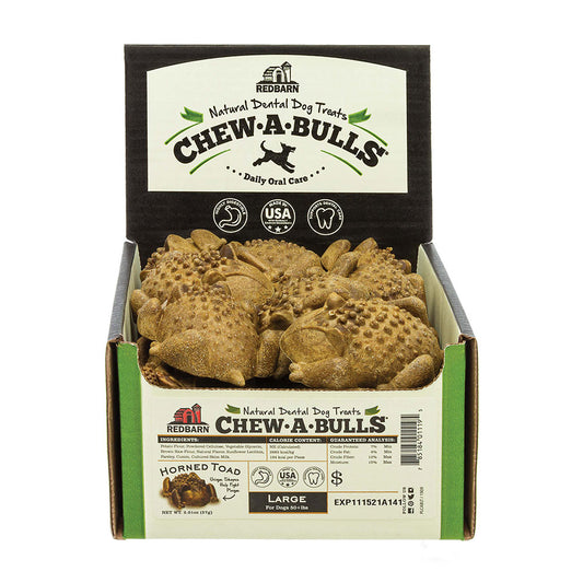 Redbarn® Chews-A-Bulls® Horned Toad Dog Treats Large 25 count