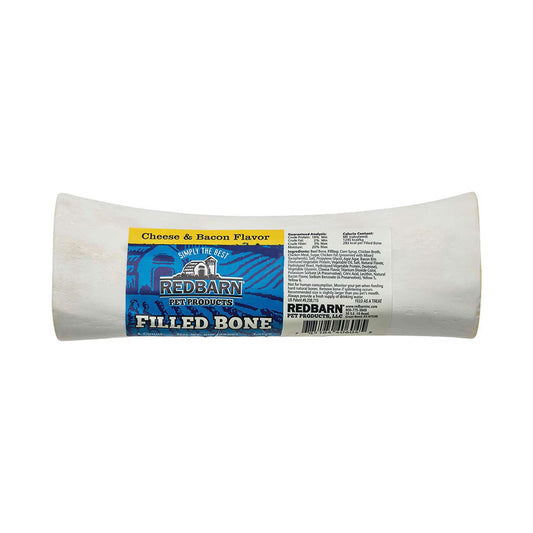 Redbarn® Grain Free Natural Filled Bone Cheese N’ Bacon Flavor Dog Treats 8 Oz X Large