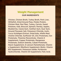 Wellness CORE Natural Wet Grain Free Canned Weight Management Dog Food