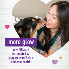 Wellness Barkin' Bacon Flavored Soft Chew Skin & Coat Supplements for Dogs