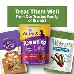 Whimzees Wellness Stix Dog Dental Treats, Natural Chews, Large Size Stick