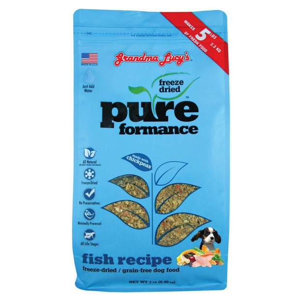 Grandma Lucy’s® Pureformance™ Freeze Dried Grain Free Fish Recipe Dog Food