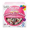 The Lazy Dog Cookie Co. Original Pup-Pie, Happy Birthday for A Darling Girl, Dog Birthday Treat, Pre-Sliced into 10 Dog Biscuits, Made in USA, 6 in., 5 oz. (Pack of 1)