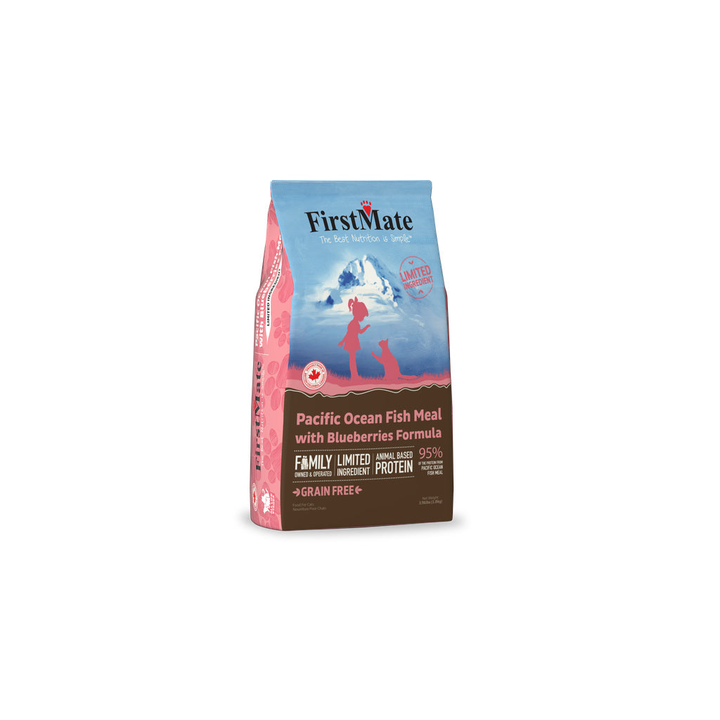 FirstMate Limited Ingredient Pacific Ocean Fish w/Blueberries  Cat Food 4lb
