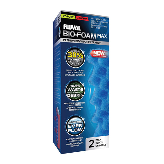 Fluval 207-307 Blue BioFoam MAX 2 pc