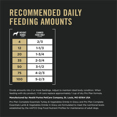 Purina Pro Plan Lamb & Turkey Wet Dog Food Variety Pack – 12 Pack 13 oz Cans