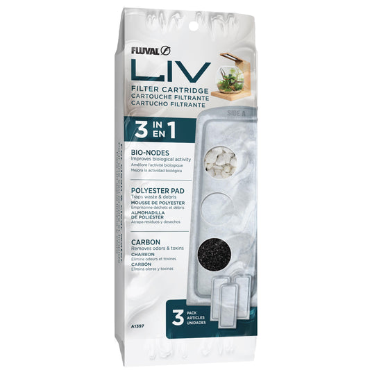 Fluval LIV Filter Cartridge 3 pack