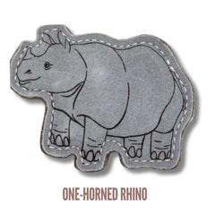 PREMIUM LEATHER TOY RHINO