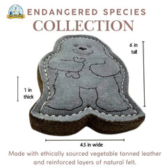 PREMIUM LEATHER TOY YETI