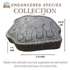 PREMIUM LEATHER TOY ELEPHANT