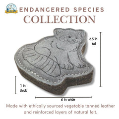 PREMIUM LEATHER TOY PANDA