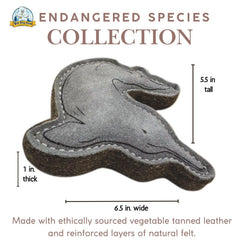 PREMIUM LEATHER TOY DOLPHIN