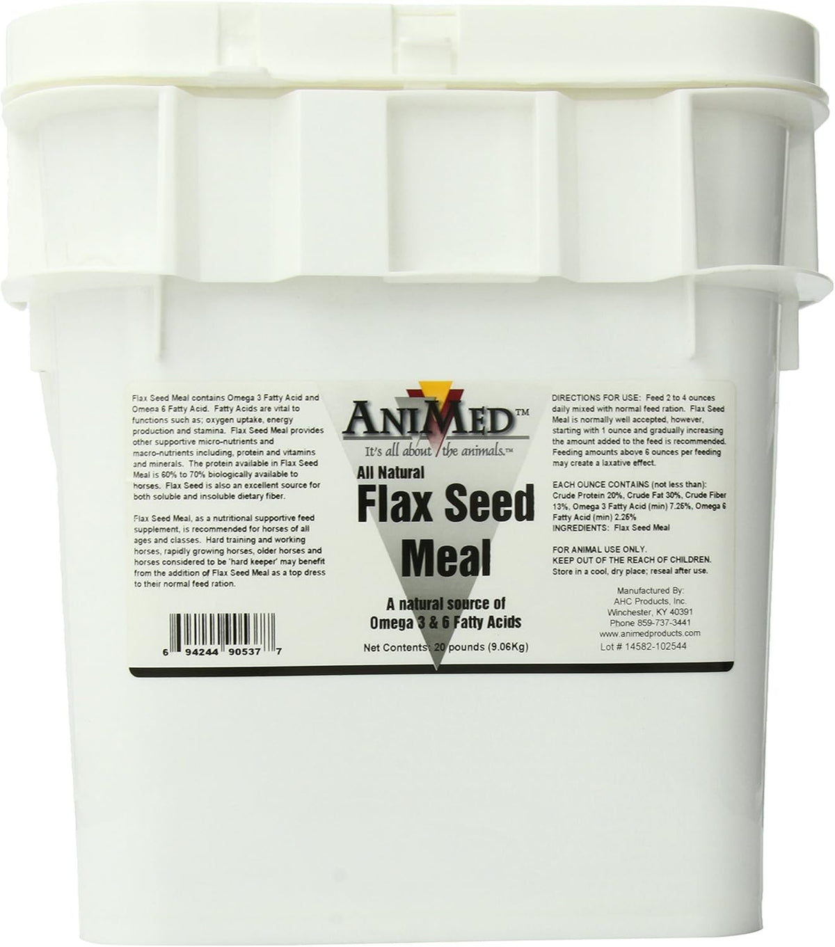 AniMed Flax Seed Meal 20 lb