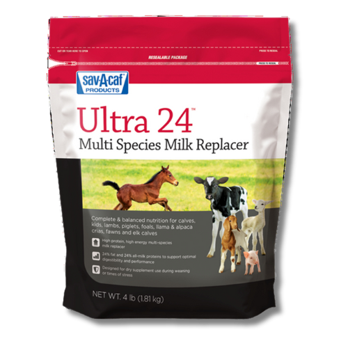 Sav-A-Caf® Ultra 24™ Multi-Species Milk Replacer – 4 lb