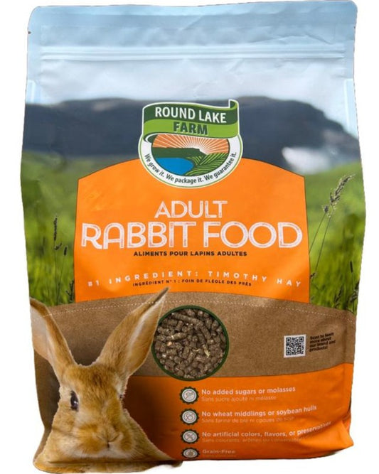 Round Lake Farm Adult Diet Rabbit Food - 4 lb