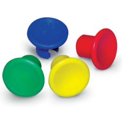 NJ Phillips Colored Knobs for Repeater Syringes