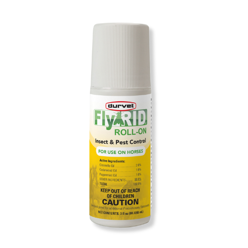 FlyRID® Roll-On 3 oz – Natural Insect Repellent for Horses