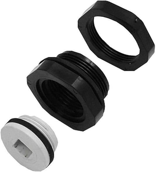 Behlen® 3/4" Drain Fitting Kit – Replacement Bulkhead Fitting for Steel &amp; Poly Tanks