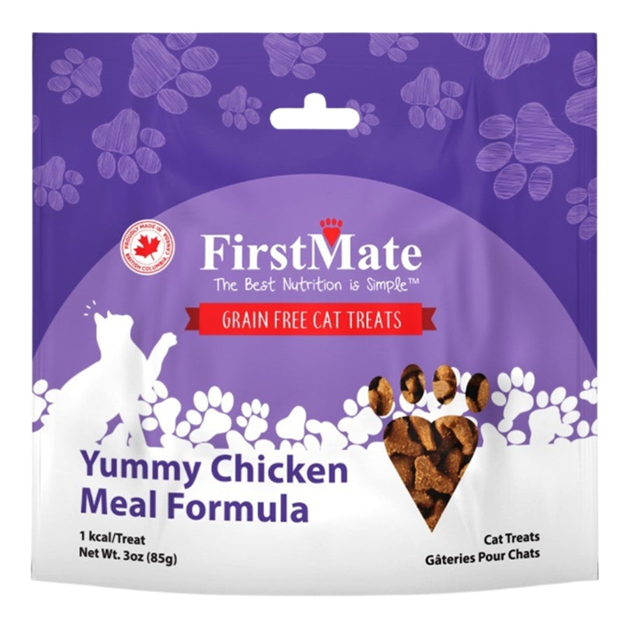 FirstMate Cat Grain-Free Yummy Chicken Treats – 3 oz