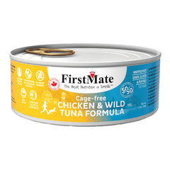 FirstMate Cat Chicken & Wild Tuna Recipe Wet Cat Food – 5.5 oz (Single Can)