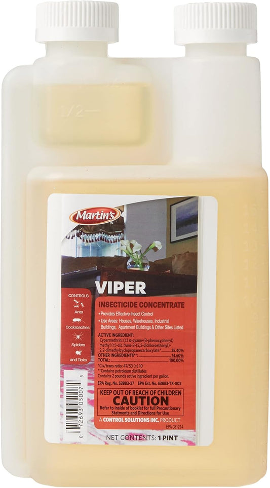 Martin's® Viper Insecticide Concentrate – Residual Control for a Wide Range of Insects