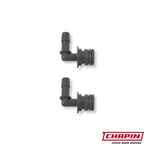 Chapin® 3/8” Quick Attach Fittings – (2) 90°