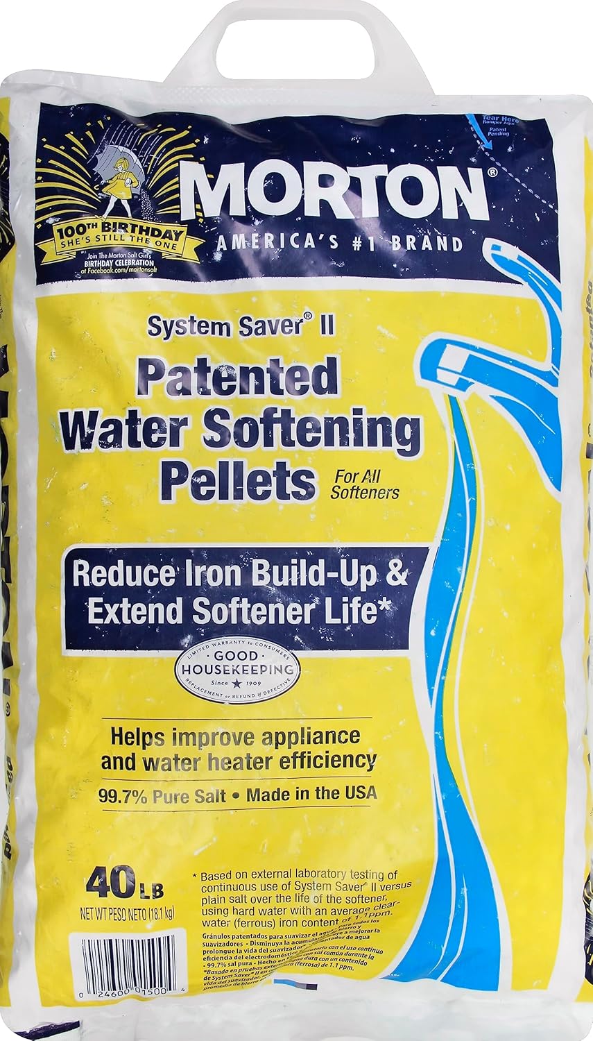 MORTON® Clean and Protect™ Water Softener Pellets 40 lb