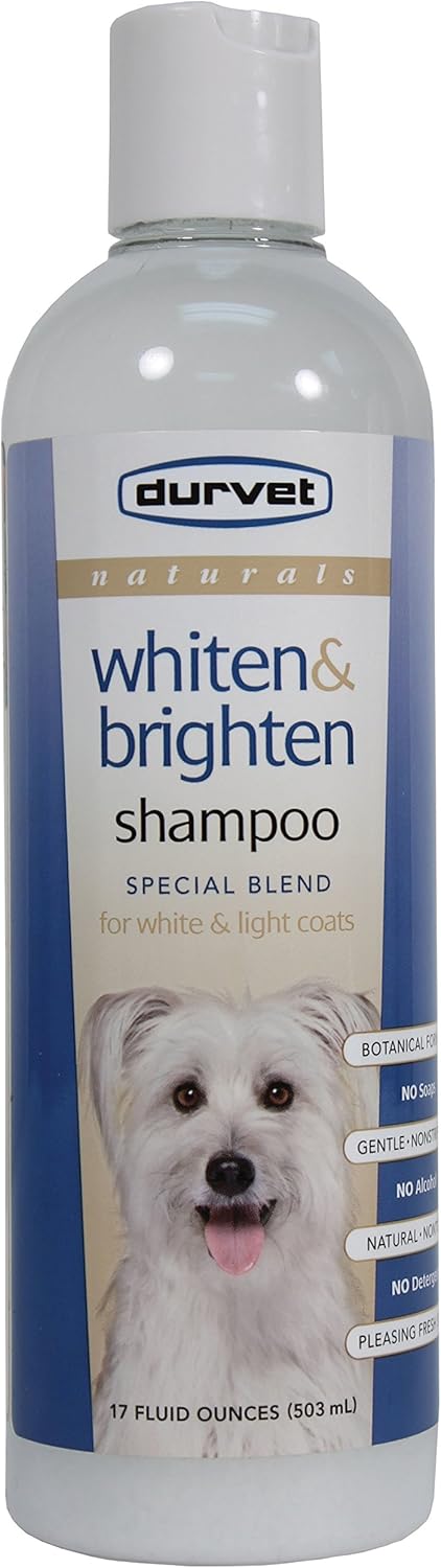 Durvet Naturals Whiten & Brighten Shampoo – 17 oz
