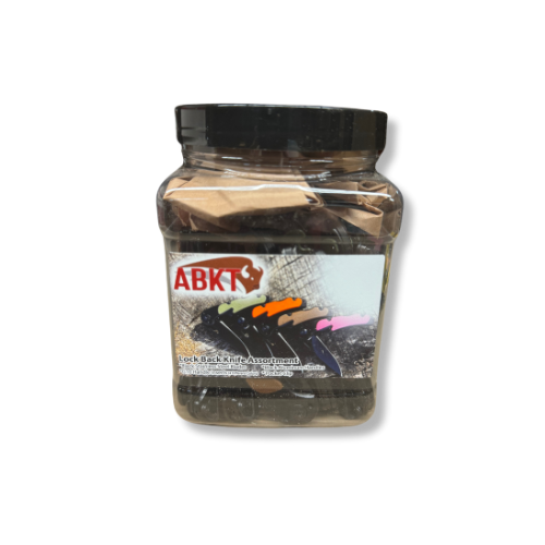 American Buffalo® Knife Jar (24 Mark II Lock Back Knives) 24-Pack