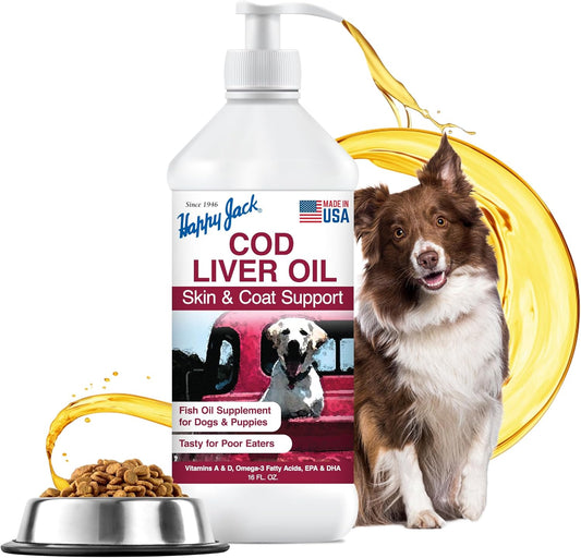 Happy Jack® Cod Liver Oil – 16 oz