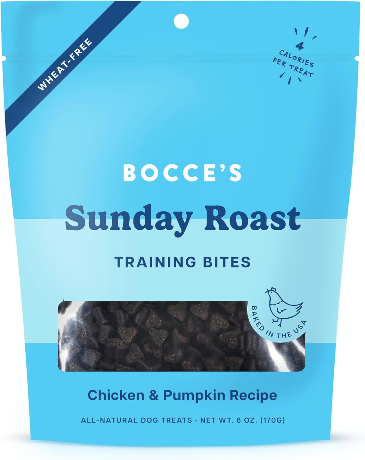 Bocce's Bakery Chicken & Pumpkin Sunday Roast Training Treats – 6 oz