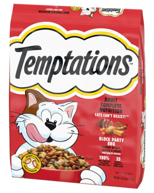 Whiskas Temptations Block Party BBQ Cat Food 13.5 lb