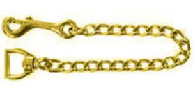 HILASON 30" Western Brass Plated Malleable Iron Swivel Snap Lead Chain