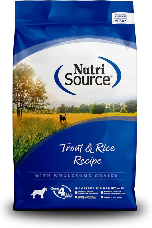 Nutrisource Trout & Rice Dog Food 4 Lb