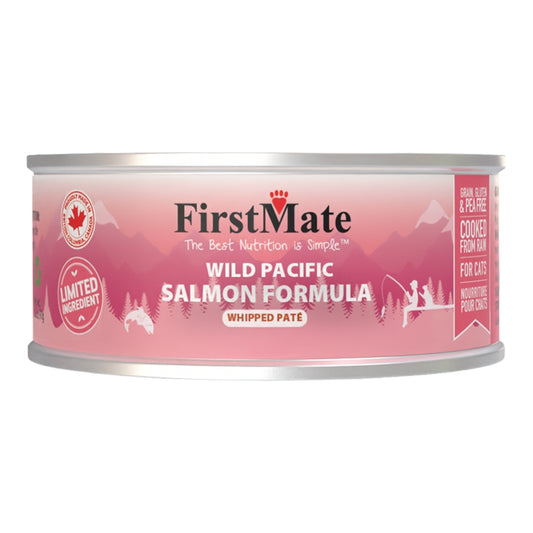 FirstMate Grain-Free Wild Salmon Wet Cat Food (Pâté) – 3.2oz Single Can