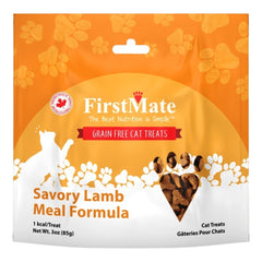 FirstMate Cat Grain-Free Savory Lamb Treats – 3 oz