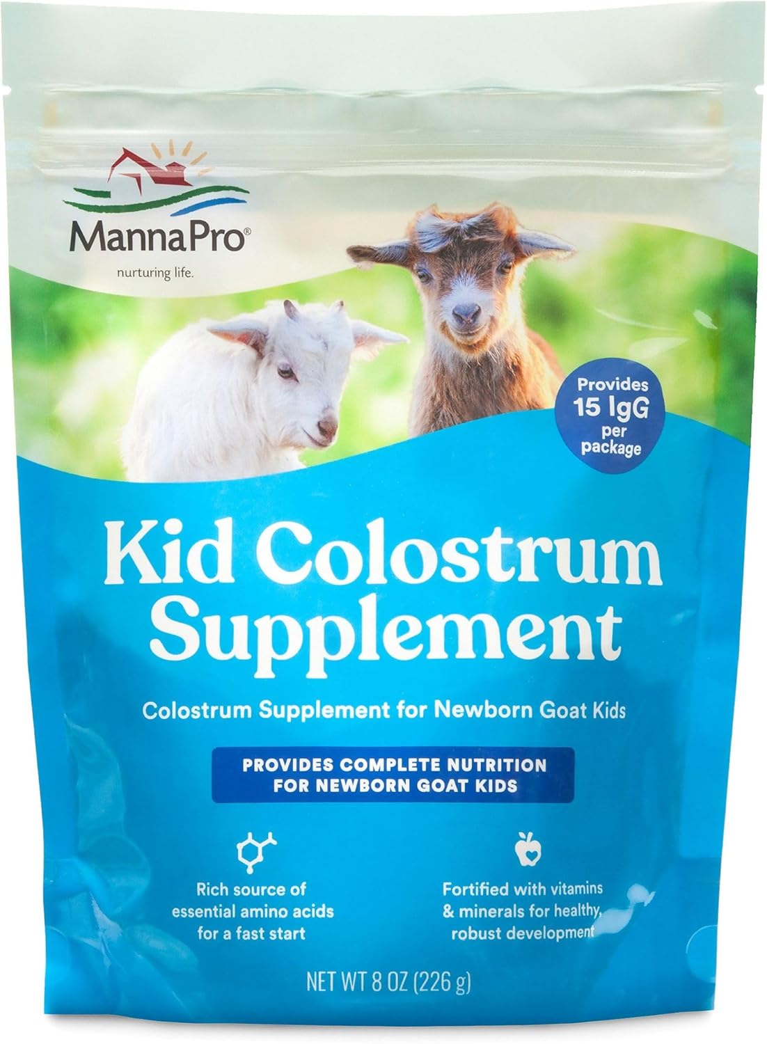 Manna Pro® Kid Colostrum – 8 oz Supplement for Newborn Goat Kids