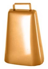 HILASON Western Pro Rodeo Junior Cow Bull Riding Kentucky Rope Bell Copper
