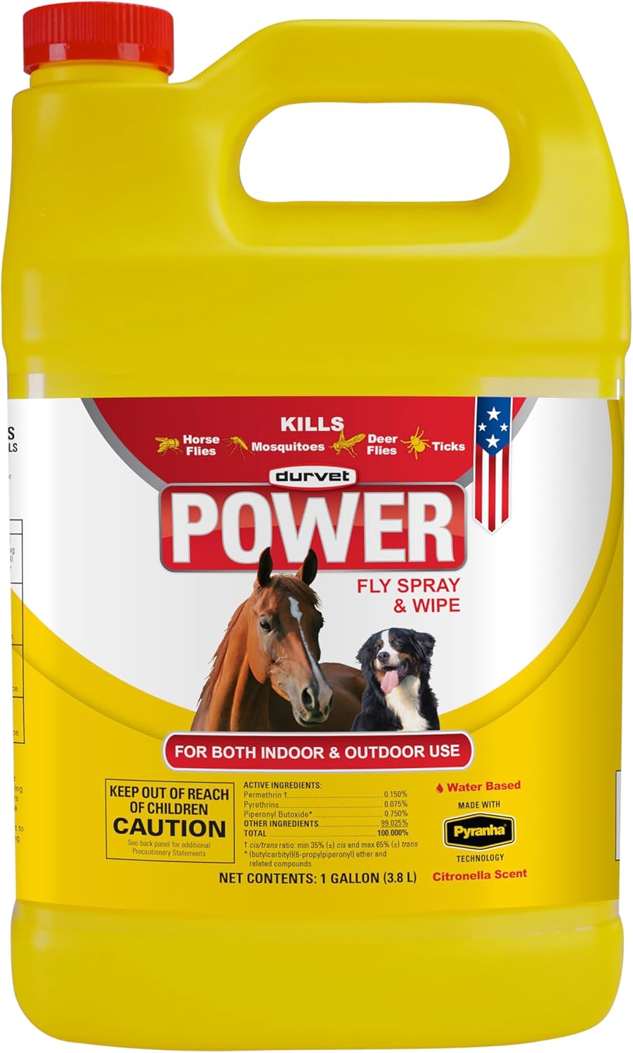 POWER® Fly Spray &amp; Wipe – Citronella Scented Insect Control