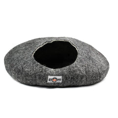 Yeti Pet Cave Pet Bed for Cats and Small Dogs, 100% New Zealand Wool
