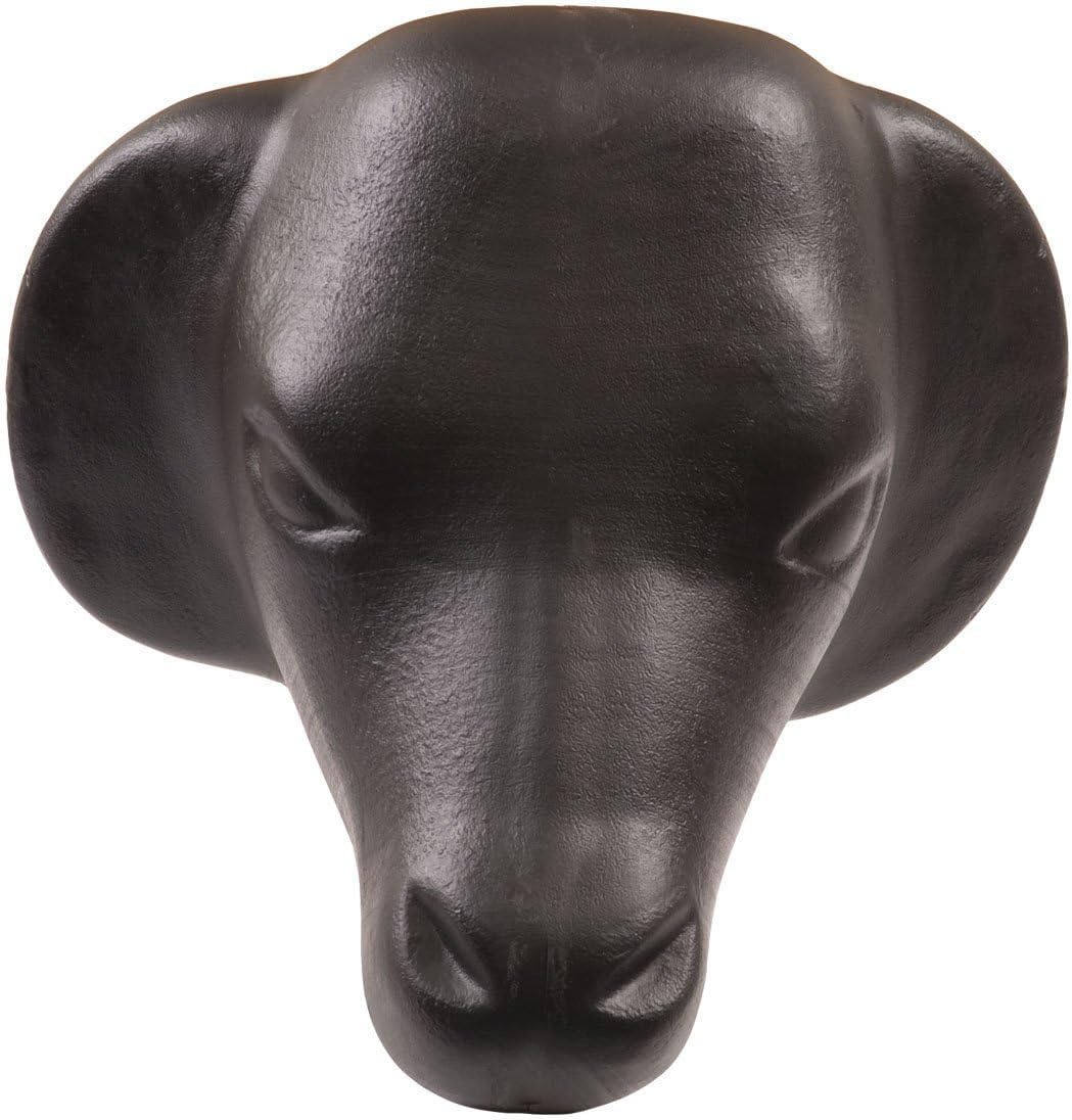 Mustang® Calf Roping Head – Black Plastic, 12” Ear Spread