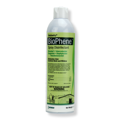 BioSentry® BioPhene™ Spray Disinfectant 15.5 oz | Fast-Acting Phenolic Disinfectant for Animal Facilities